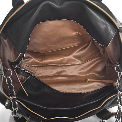 Chanel Lambskin Edgy XL Tote Black 5 of 12