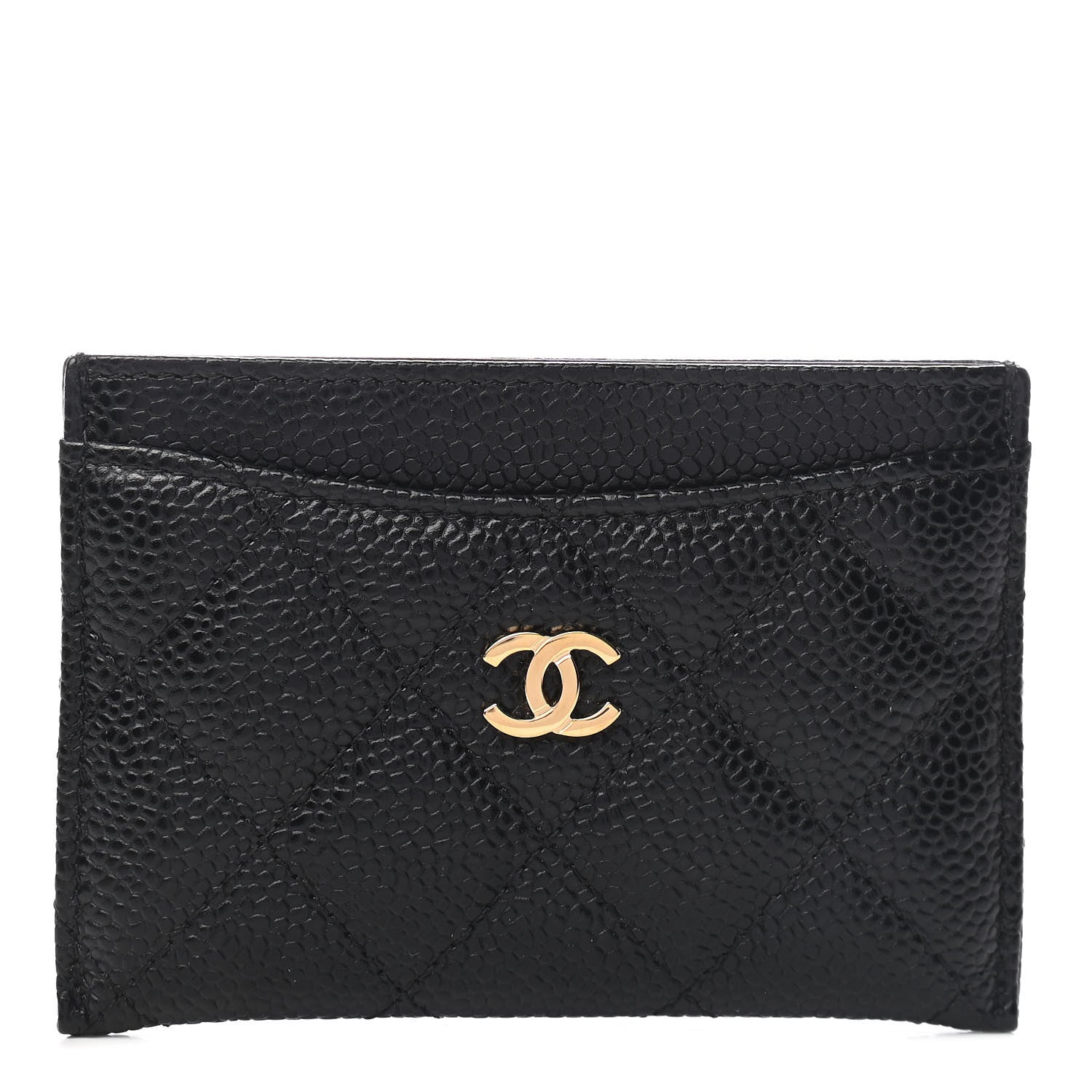 Chanel Caviar Quilted Card Holder Black 1 of 7