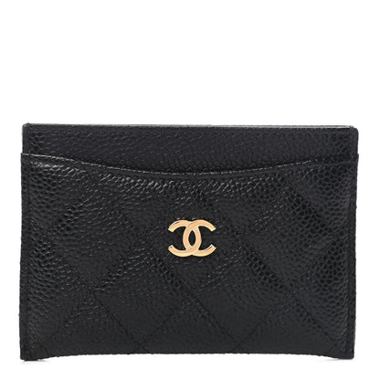 Chanel Caviar Quilted Card Holder Black 1 of 7