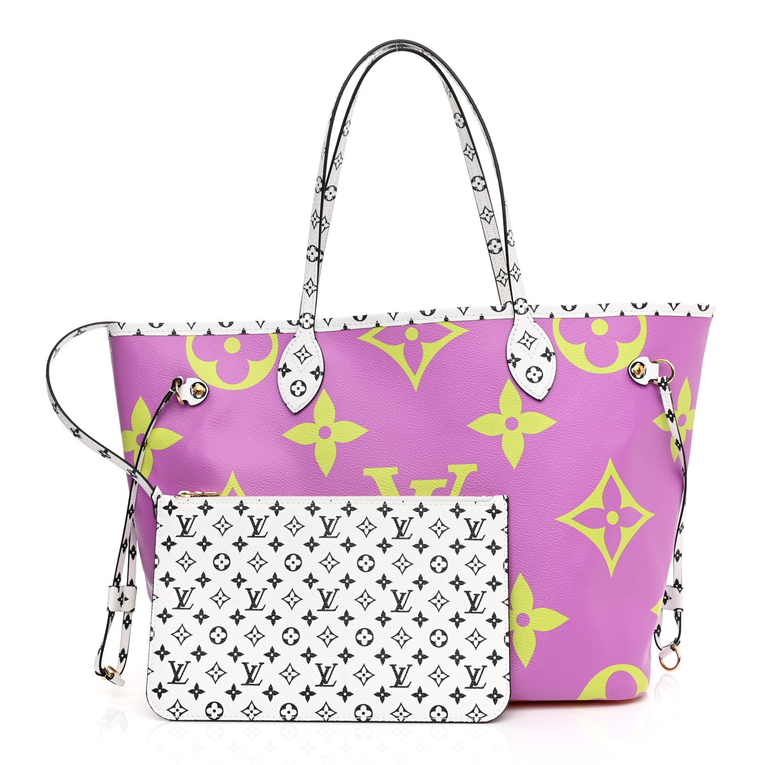 Louis Vuitton Monogram Giant Neverfull MM Pink Lilac 1 of 21