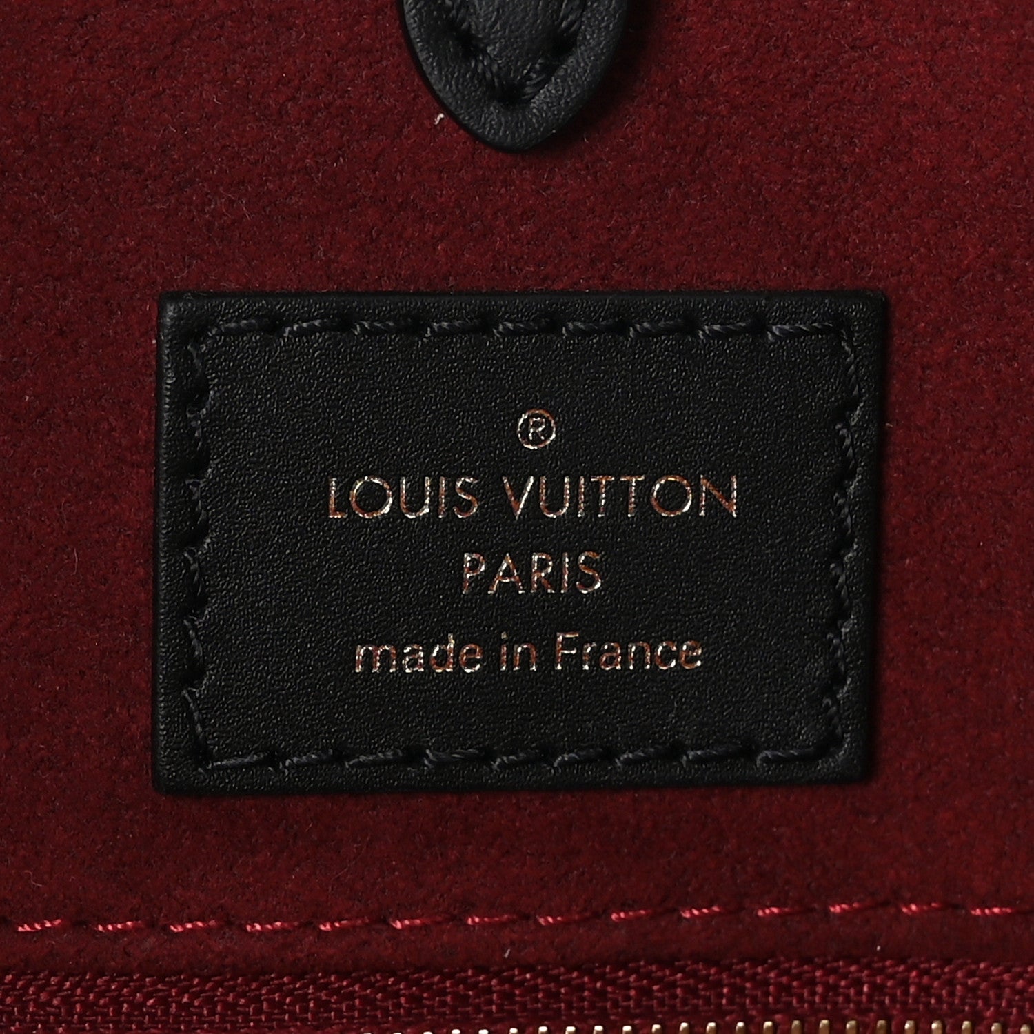 Louis Vuitton Empreinte Monogram Giant Onthego MM Black Beige 6 of 8