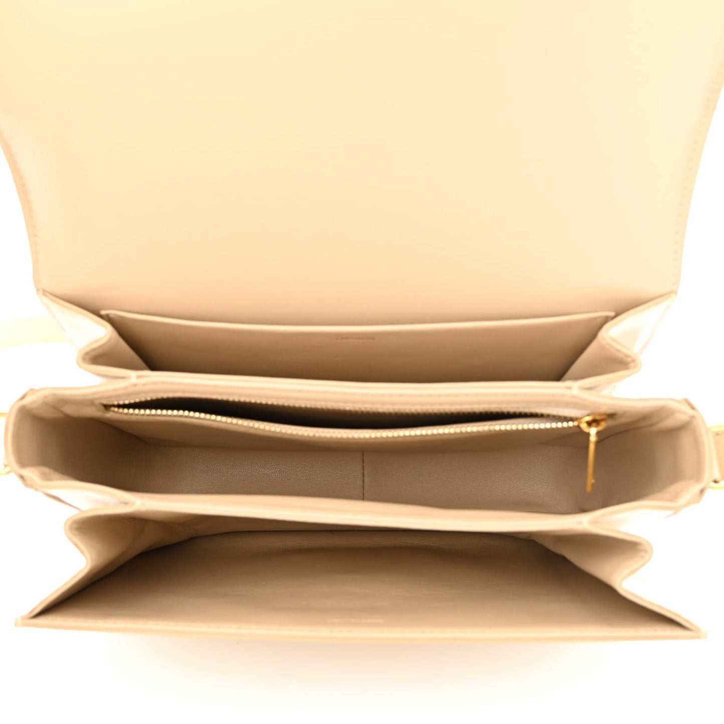 Shiny Calfskin Medium Triomphe Nude