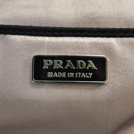 Prada Nappa Sera Evening Clutch Black 7 of 8