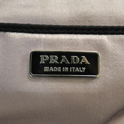 Prada Nappa Sera Evening Clutch Black 7 of 8