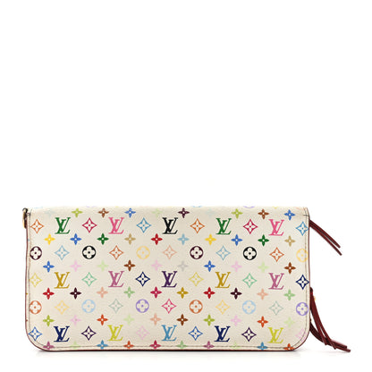 Louis Vuitton Monogram Multicolor Insolite Wallet White Figue 1 of 10