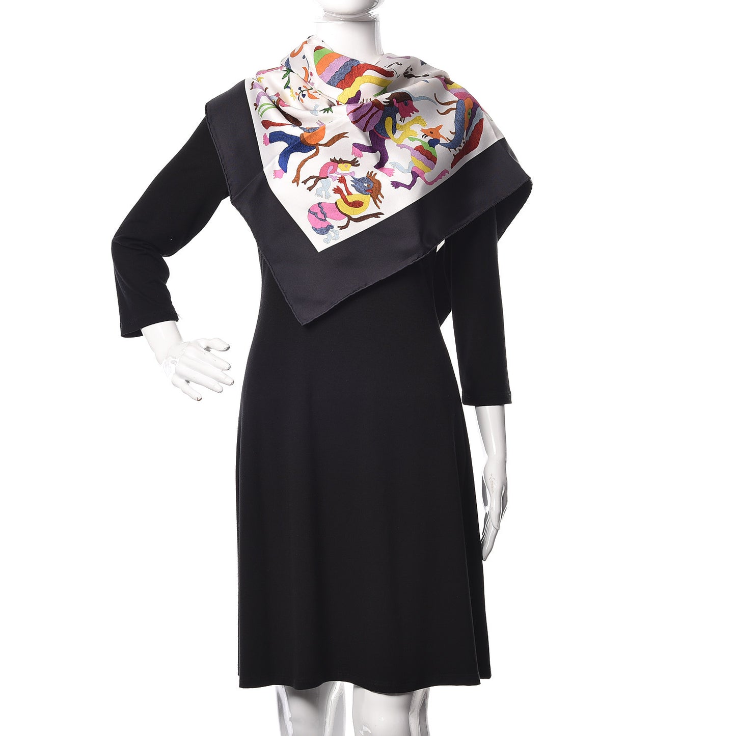 Silk Din Tini Ya Zue Scarf 90