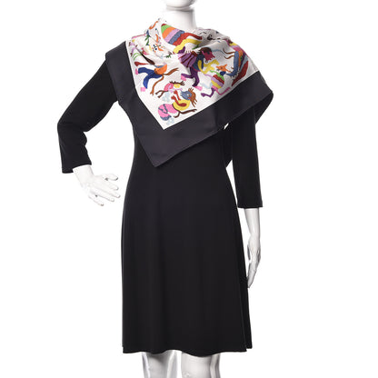 Hermes Silk Din Tini Ya Zue Scarf 90 2 of 6