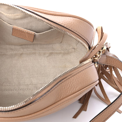 Gucci Pebbled Calfskin Small Soho Disco Bag Camelia 5 of 9