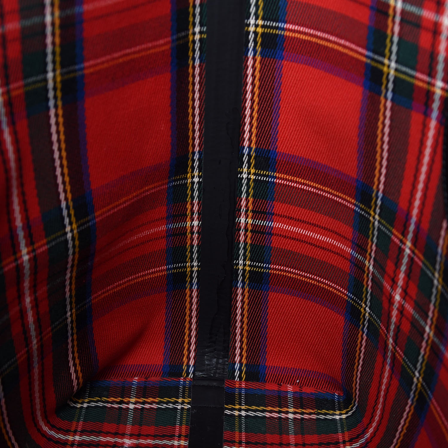 Burberry Vintage Check Medium The Giant Reversible Tote Antique Yellow Bright Red 8 of 16