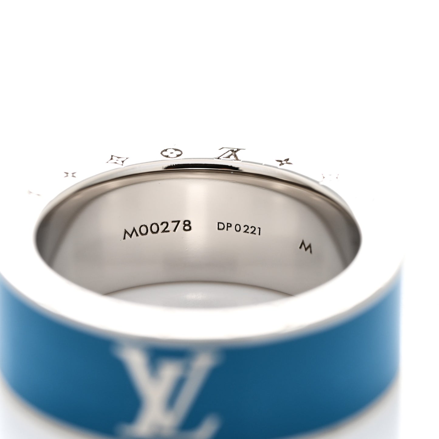 Metal Ceramic Ring Set M 62 10 Blue Green