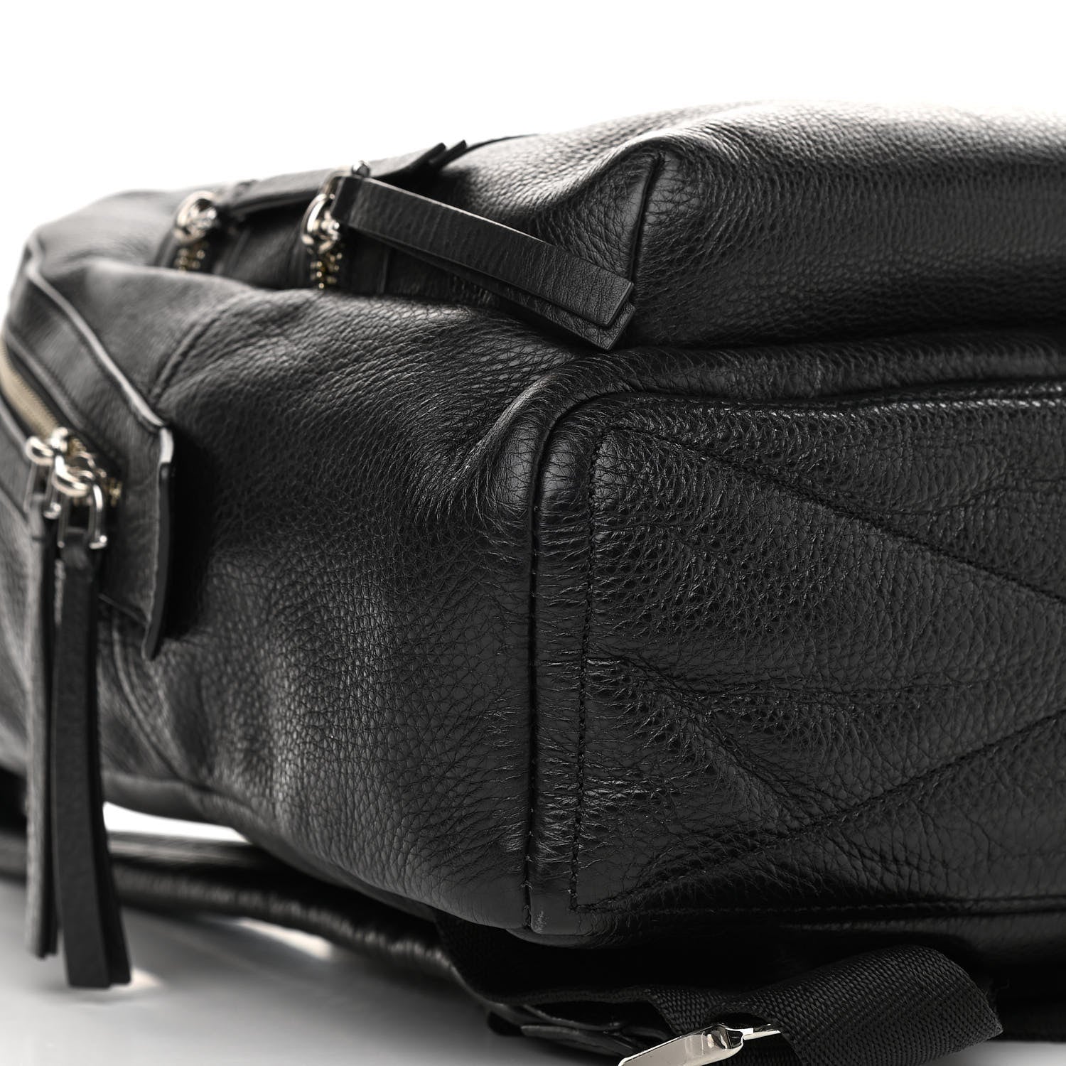 Marc Jacobs Pebbled Calfskin Biker Backpack Black 10 of 13