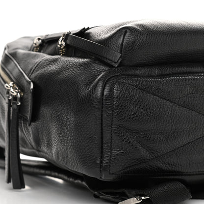 Marc Jacobs Pebbled Calfskin Biker Backpack Black 10 of 13