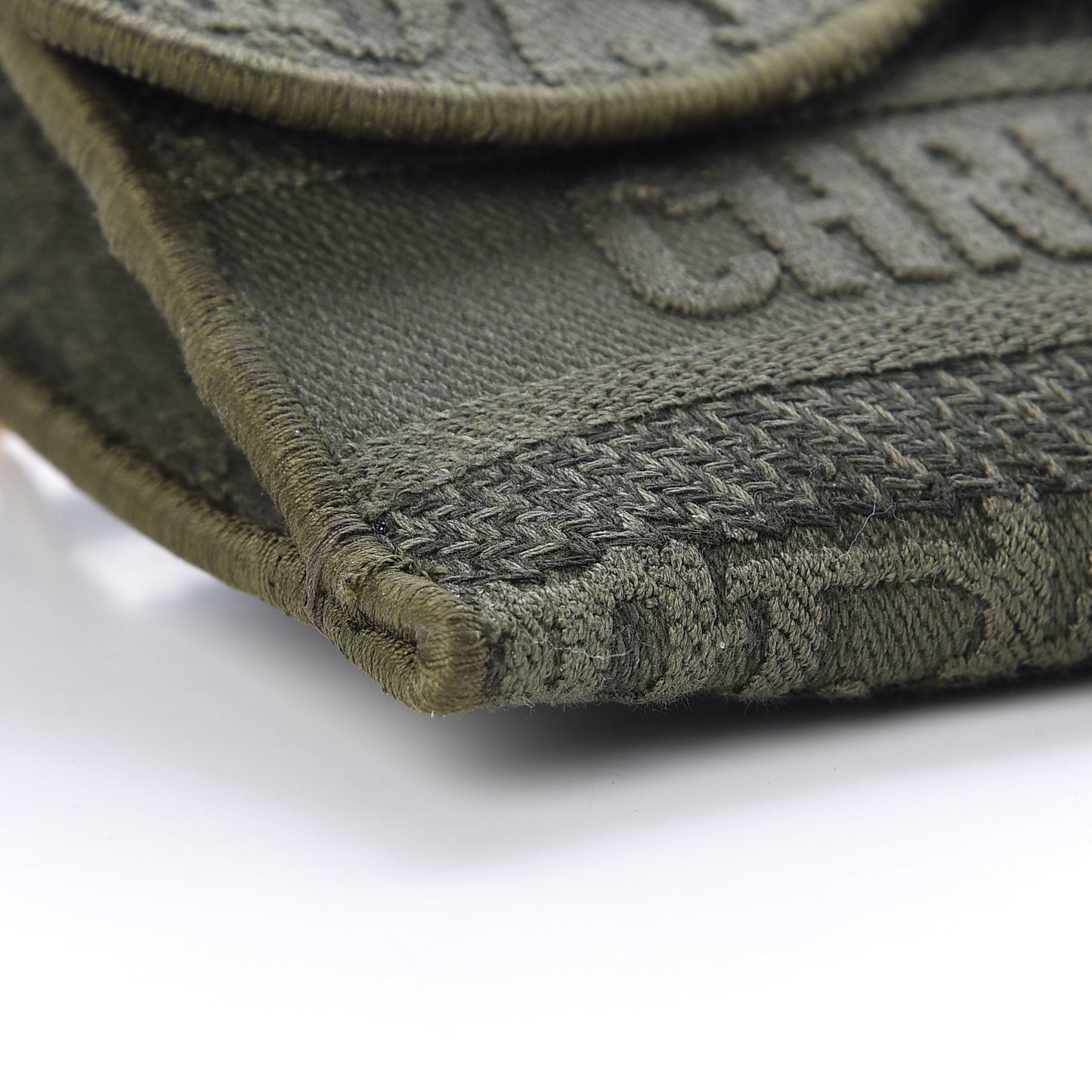 Oblique Saddle Belt Bag Green