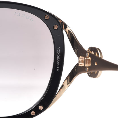 Gucci Round Frame Injected GG0226SK Sunglasses Black 8 of 9