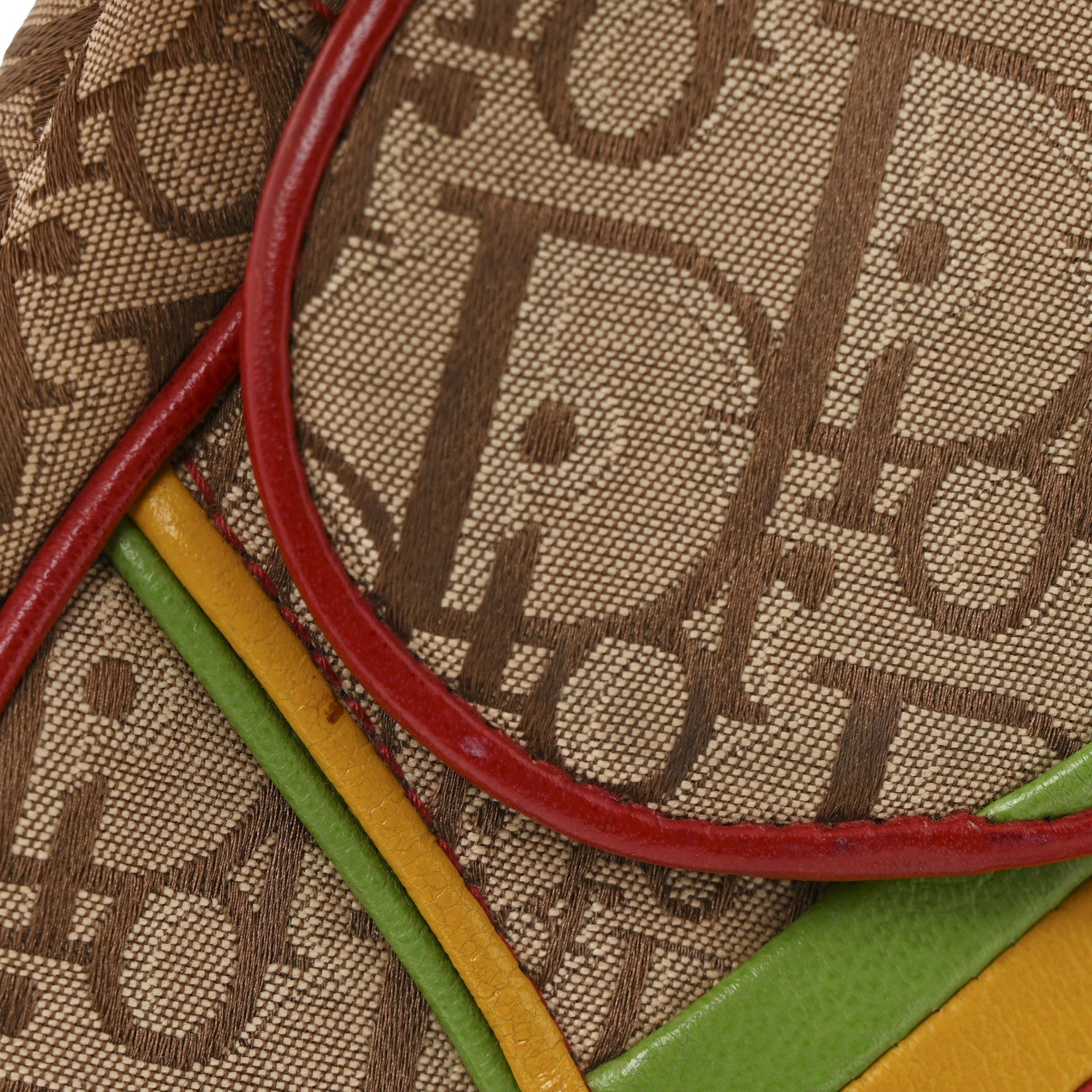 Christian Dior Monogram Rasta Saddle Bag Beige 20 of 20