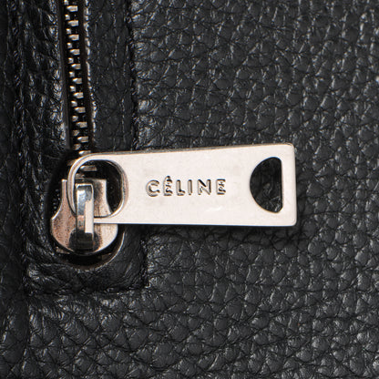 Celine Calfskin and Suede Large Trapeze Black 9 of 9