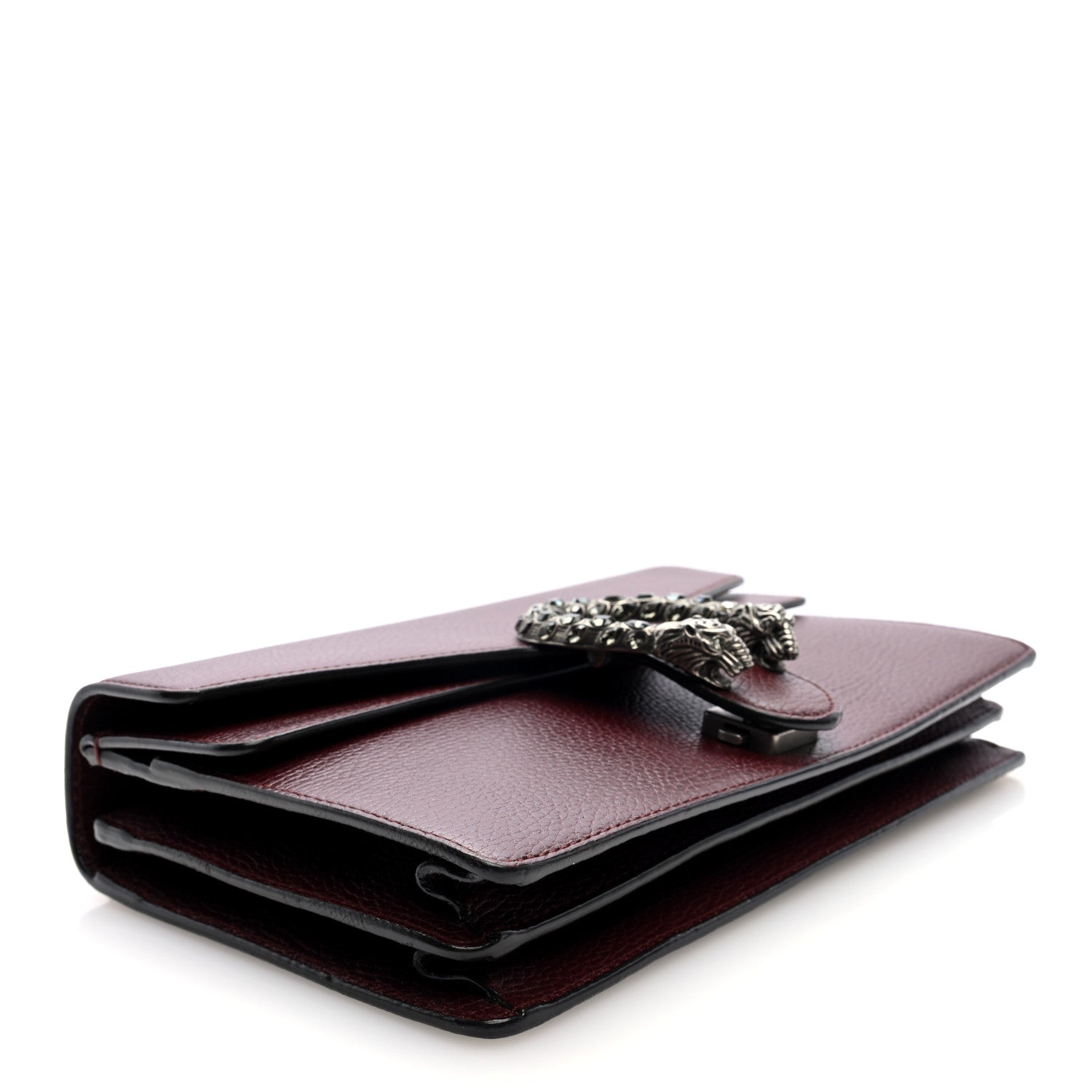 Gucci Dollar Calfskin Crystal Small Dionysus Shoulder Bag Vintage Bordeaux 4 of 10