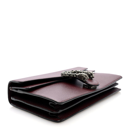 Gucci Dollar Calfskin Crystal Small Dionysus Shoulder Bag Vintage Bordeaux 4 of 10