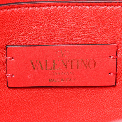 Valentino Garavani Grainy Calfskin Small Vlogo Chain Shoulder Bag Optic White 7 of 10
