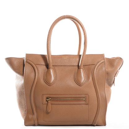 Celine Pebbled Leather Mini Luggage Camel 1 of 9