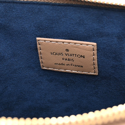 Louis Vuitton Lambskin Embossed Monogram Coussin PM Taupe 8 of 11