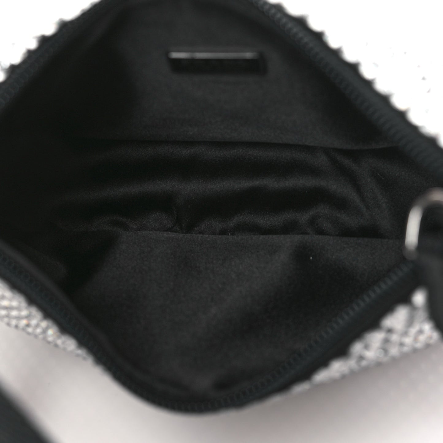 Satin Crystal Mini Re-Edition 2000 Bag Cristal