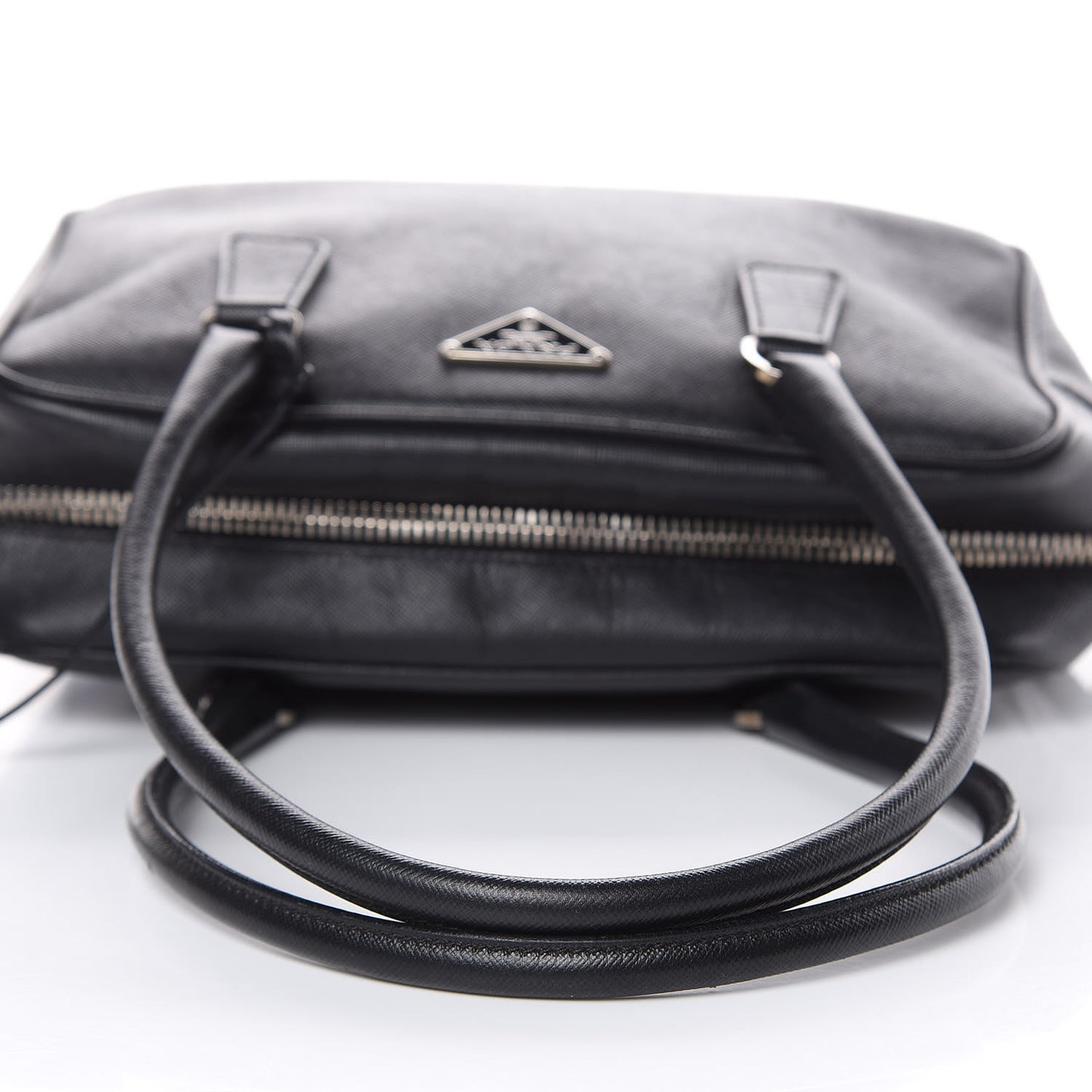 Saffiano Lux Tote Bowler Black
