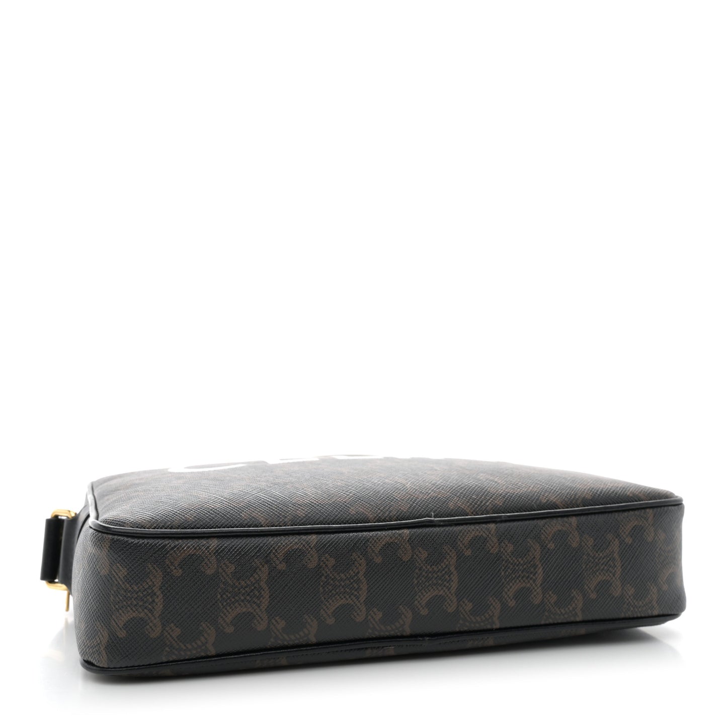 Triomphe Canvas Medium Messenger Bag Black