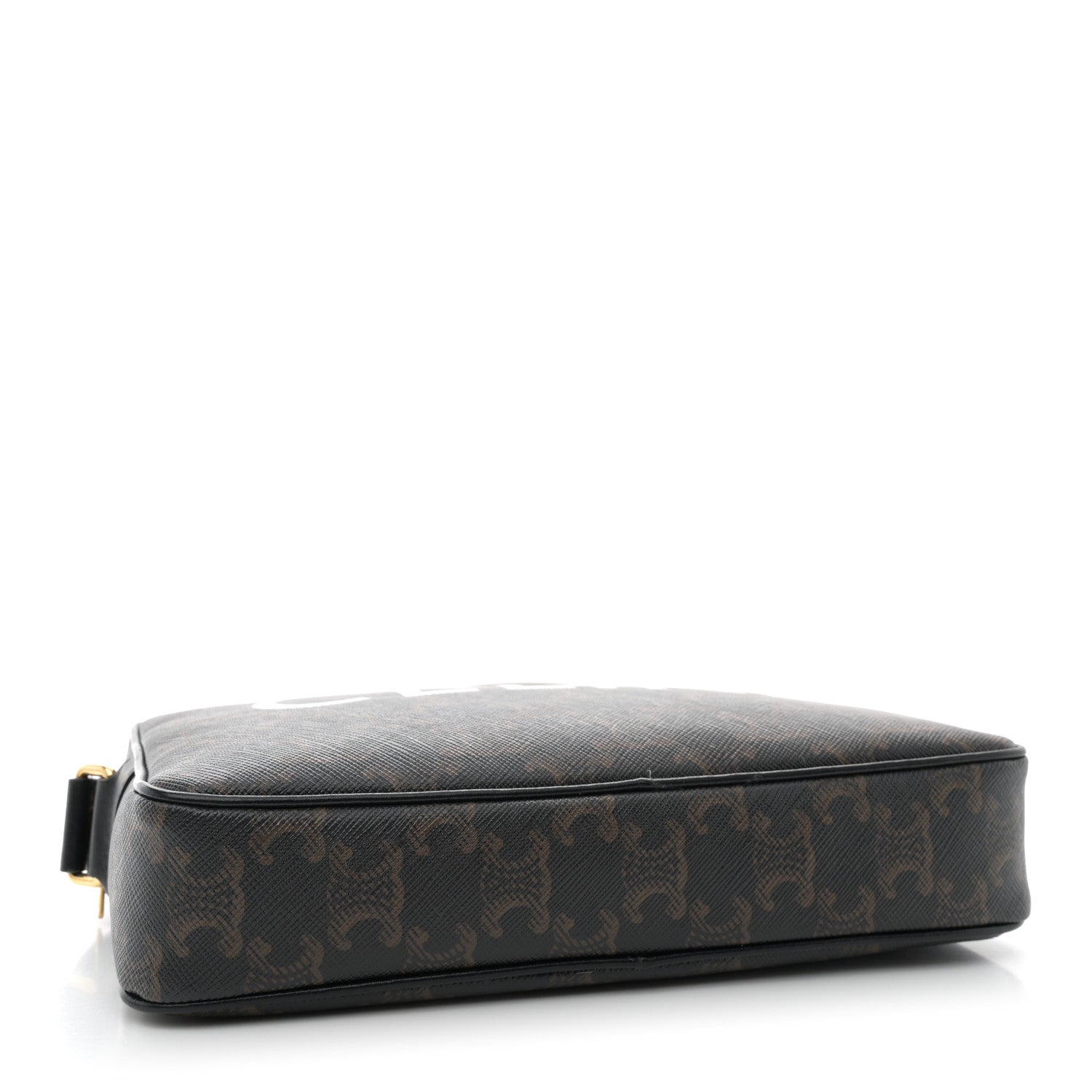Celine Triomphe Canvas Medium Messenger Bag Black 4 of 11
