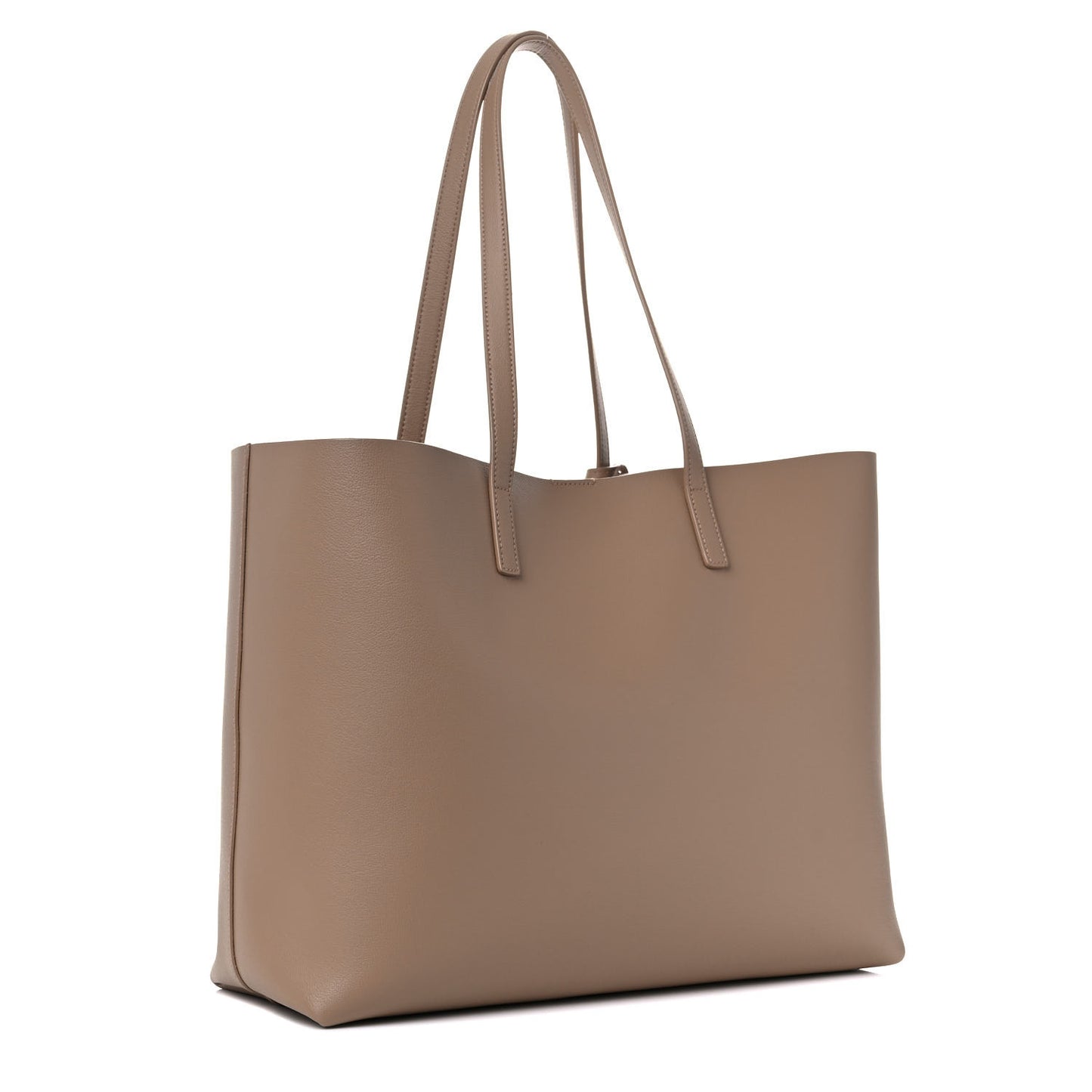 Calfskin Large Shopping Tote Toffee