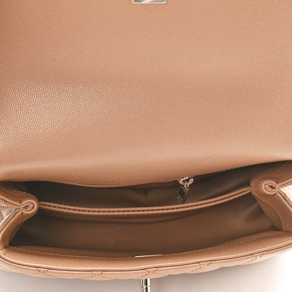 Chanel Caviar Quilted Mini Coco Handle Flap Brown 5 of 11