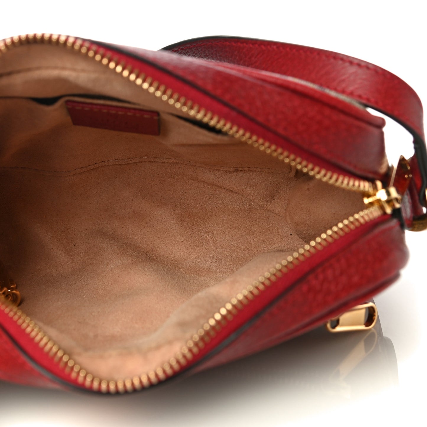 GG Supreme Monogram Flora Web Mini Ophidia Shoulder Bag Red