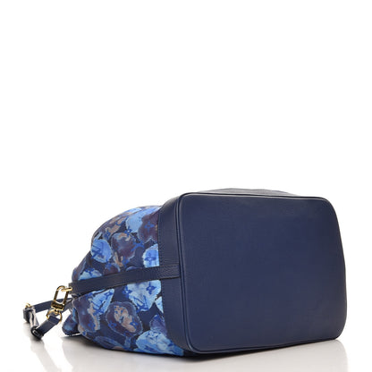 Louis Vuitton Nylon Monogram Ikat Noefull MM Grand Blue 5 of 8