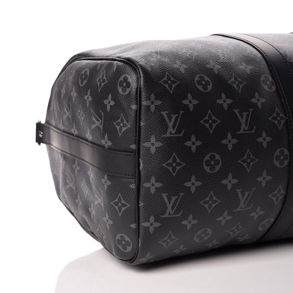 Louis Vuitton Monogram Eclipse Keepall Bandouliere 45 7 of 11