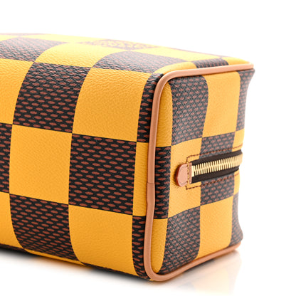 Louis Vuitton Damier Pop Dopp Kit Toilet Pouch Jaune Mat 9 of 10