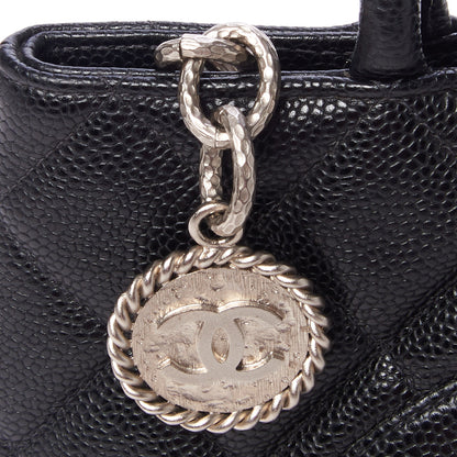 Chanel Caviar Quilted Medallion Tote Black 8 of 10