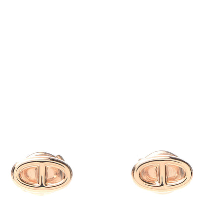 Hermes 18K Rose Gold TPM Farandole Stud Earrings 1 of 5