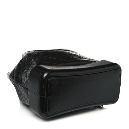 Chanel Aged Calfskin Quilted Gabrielle Backpack Black 4 of 18