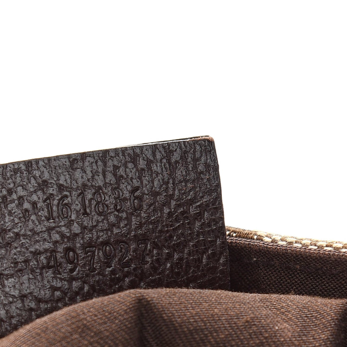 GG Monogram Medium Web Handle Tote Dark Brown