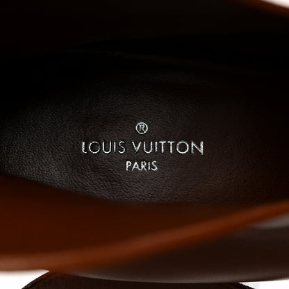 Louis Vuitton Calfskin Monogram Star Trail Ankle Boots 40 Cognac 6 of 10