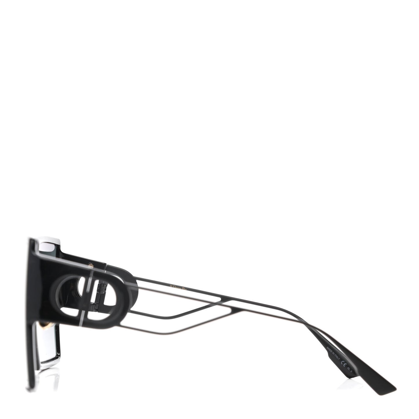 Square 30 Montaigne Sunglasses Black