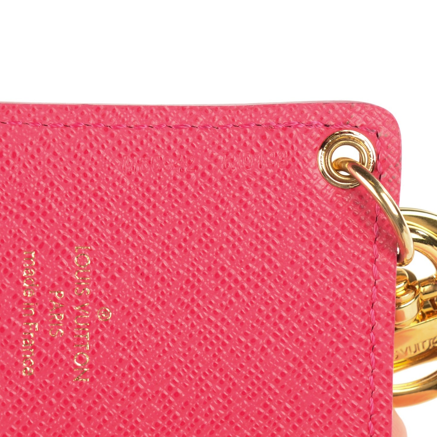 Monogram Illustre Carousel Bag Charm Key Ring Pink