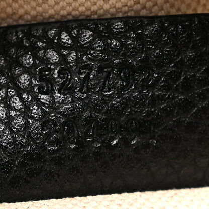 Gucci Grained Calfskin Small Logo Belt Bag Black 7 of 12