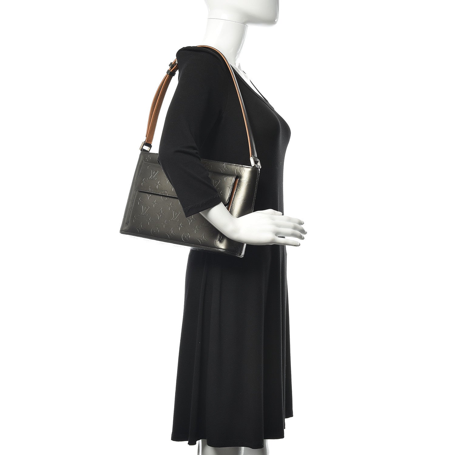 Louis Vuitton Mat Monogram Allston Black 2 of 12