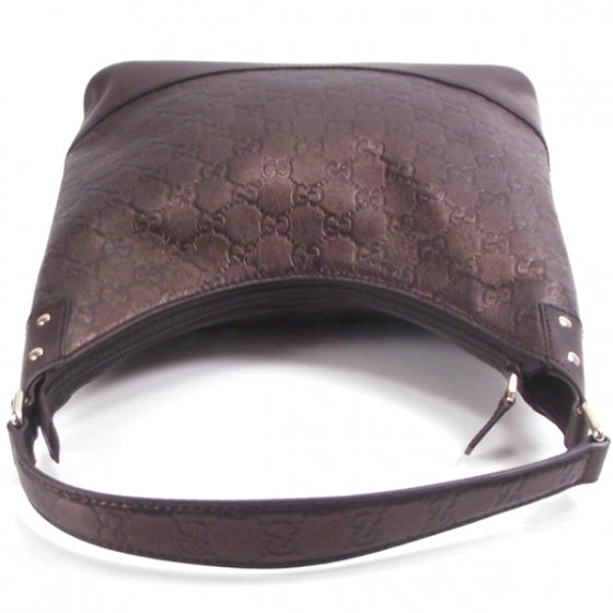 Guccissima Hobo Metallic Brown