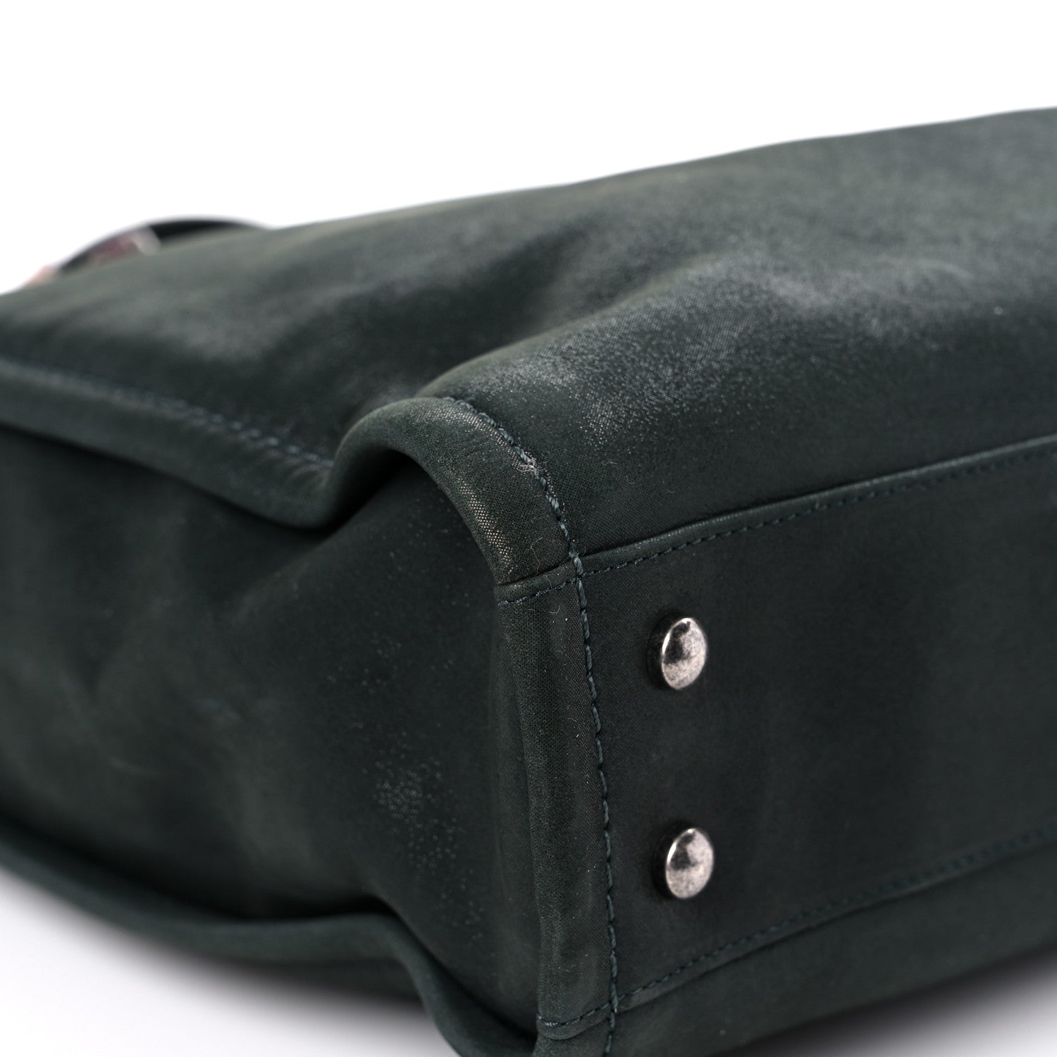 Chanel Iridescent Glazed Calfskin In The Mix Tote Dark Green 7 of 19