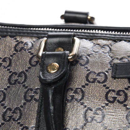 Gucci Crystal Monogram Medium Joy Boston Black 9 of 11