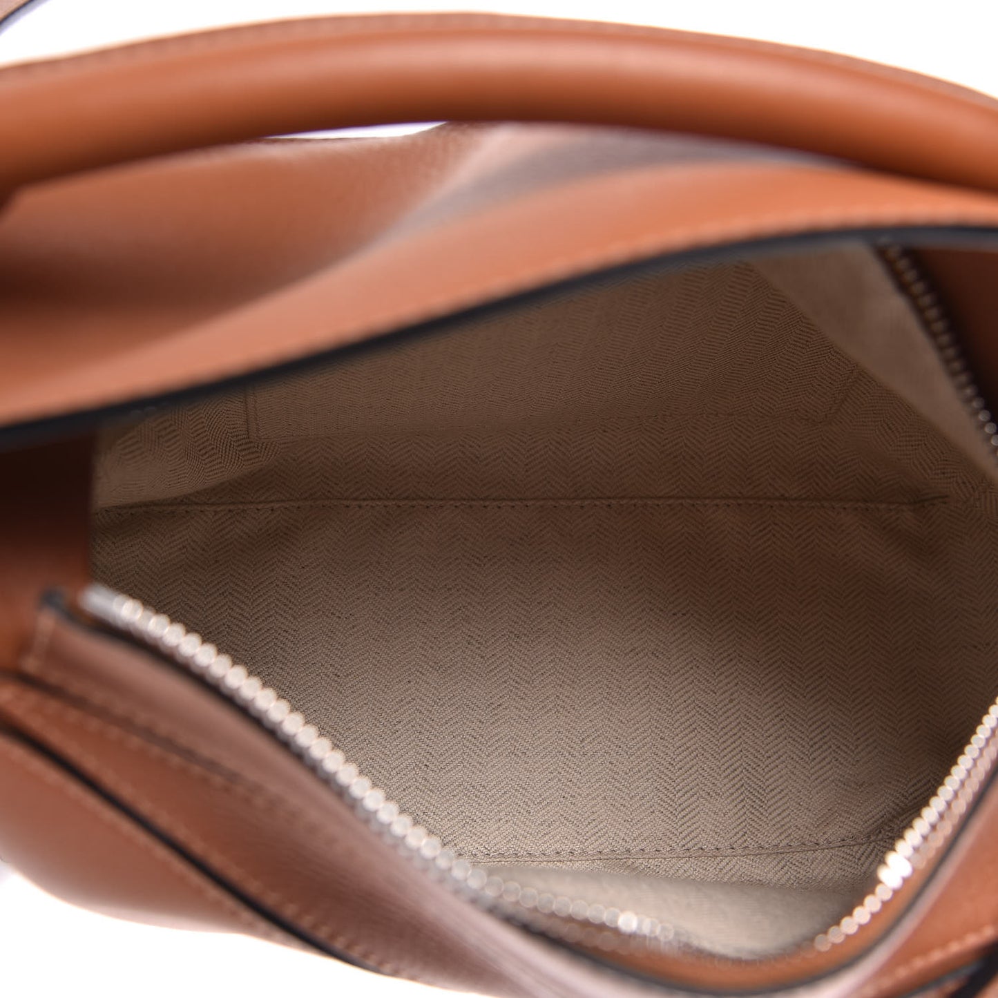 Calfskin Small Puzzle Bag Tan