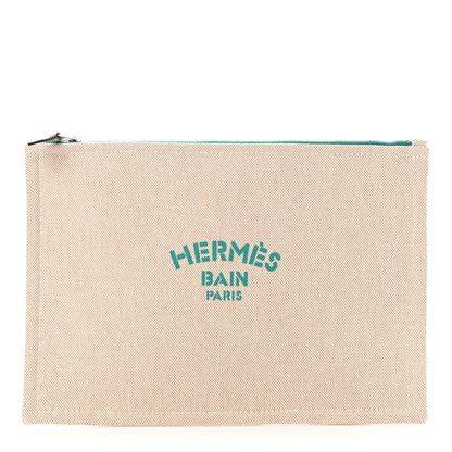 Hermes Toile Large Bain New Yachting Case Aquatique 1 of 6