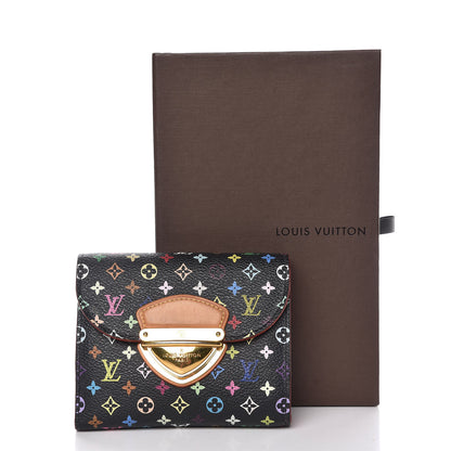 Louis Vuitton Monogram Multicolor Joey Wallet Black Grenade 12 of 12